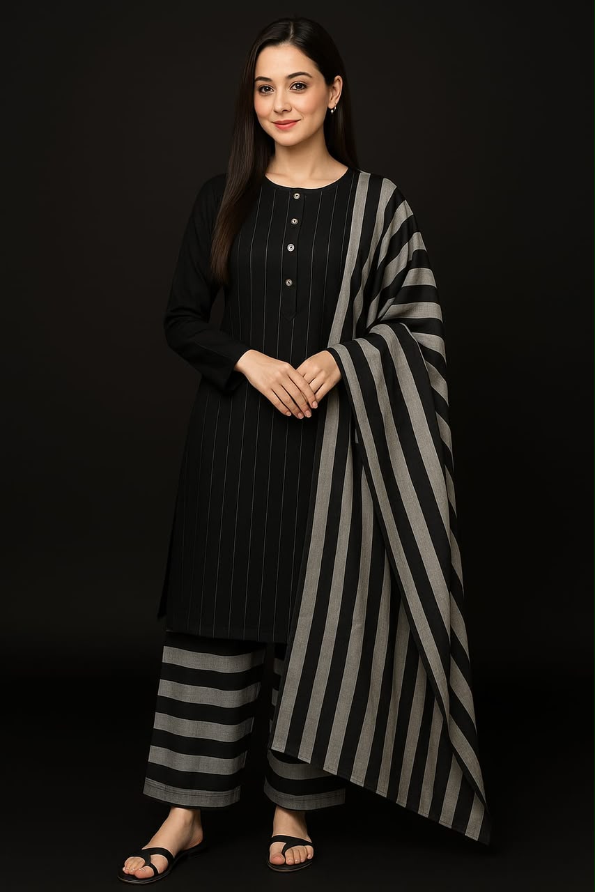 susi khaddar winter collection (black)