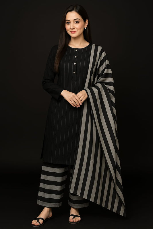 susi khaddar winter collection (black)