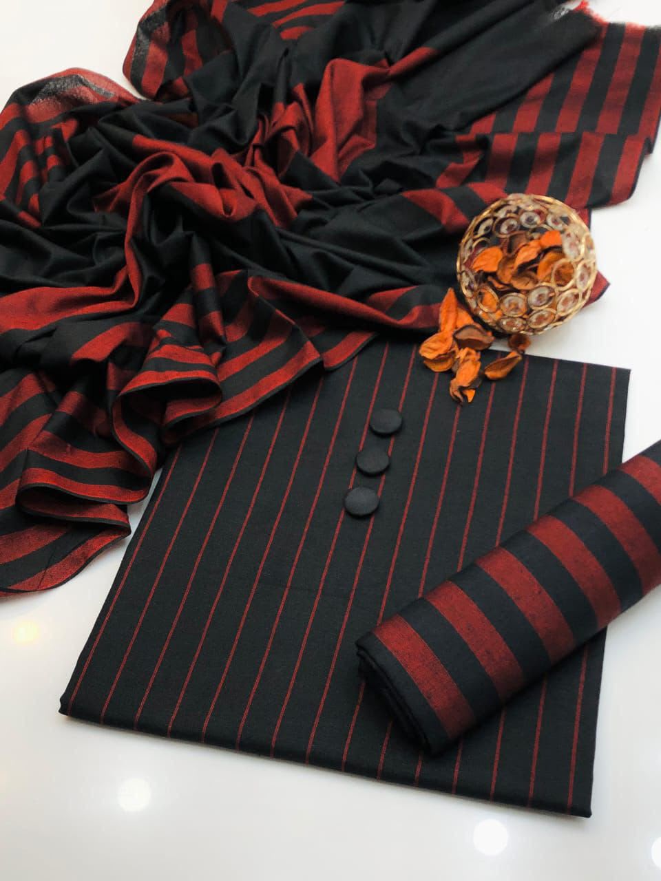 susi khaddar winter collection (red)