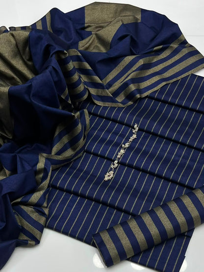 susi khaddar winter collection (blue)